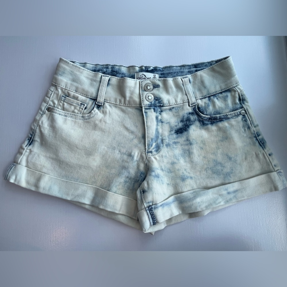 Jordache Acid Wash Jean Shorts Girls Size 12
